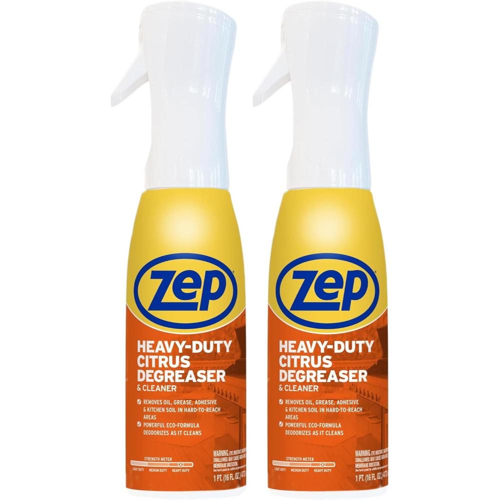 image:imageZep Heavy Duty Citrus Degreaser and Cleaner Mist 16 fl oz ZUCIT20  Removes Oil Grease Adhesive amp Kitchen Soil In HardToReach Areas16 Fl Oz Pack of 2