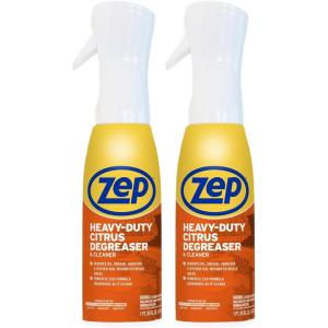 Zep Heavy Duty Citrus Degreaser and Cleaner Mist -16 fl oz ZUCIT20 – Removes Oil, Grease, Adhesive & Kitchen Soil, In Hard-To-Reach Areas(16 Fl Oz (Pack of 2))