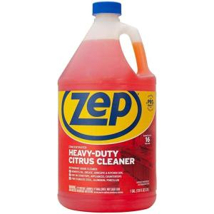Zep Heavy-Duty Citrus Degreaser Cleaner Concentrate – 1 Gallon (Case of 4) ZUCIT128 – Restaurant Grade Degreaser and Cleaner Removes Oil, Grease, Adhesive, and Kitchen Soil on Stovetops, Appliances(128 Ounce (Pack of 1))