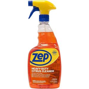 Zep Heavy-Duty Citrus Degreaser Cleaner Concentrate – 1 Gallon (Case of 4) ZUCIT128 – Restaurant Grade Degreaser and Cleaner Removes Oil, Grease, Adhesive, and Kitchen Soil on Stovetops, Appliances(32 Fl Oz (Pack of 1))