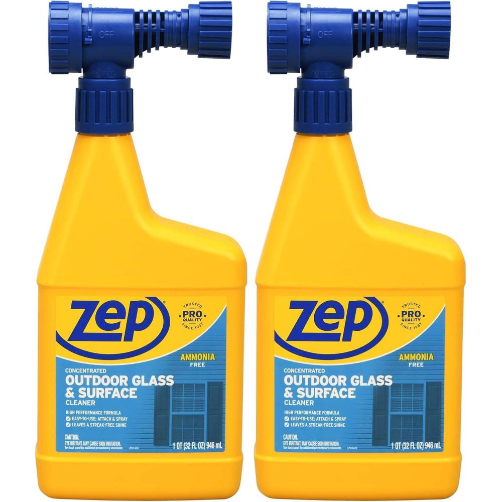 image:imageZep HoseEnd Outdoor Cleaner 32 Ounces U49910 Great for Outdoor Glass and Surfaces32 Fl Oz Pack of 2