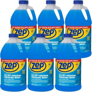 ZEP All-In-One Pressure Wash – 64 OZ (Case of 6) ZUPPWC64 – Tackle Dirt, Grease, Oil, Grime, Road Film, Mold or Mildew Stains